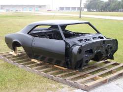 1967 Camaro Coupe Complete With Heater Delete Firewall, Top Skin, Drip Rails, Quarter Panels, Doors & Deck Lid