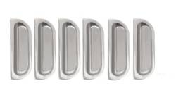 GM - 1957 Chevy Silver Fender Louvers Set