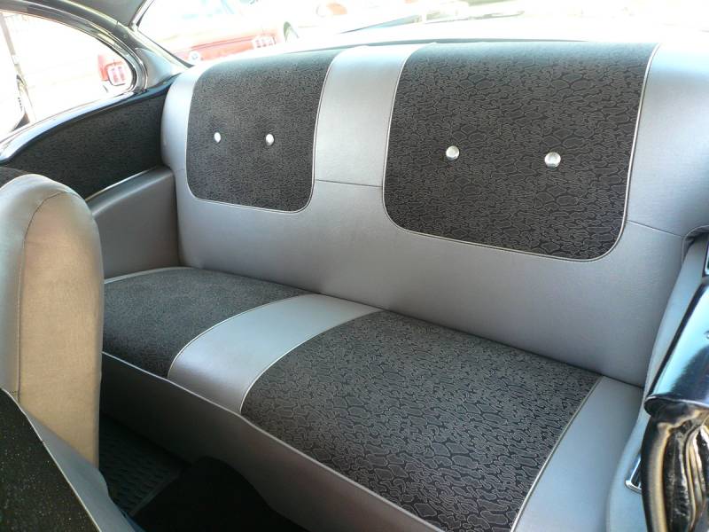 1955 57 Chevy 2 Door Hardtop Rear Seat Foam Cushion Set - 1957 Chevrolet Bel Air Seat Covers
