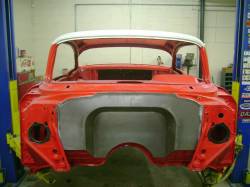 1957 Chevy 4" Recessed Smoothie Steel Firewall Upgrade