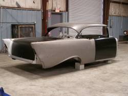 GM - 1957 Chevy 2-Door Hardtop Body Skeleton With Dash, Quarter Panels, Doors & Deck Lid