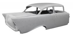 GM - 1957 Chevy 2-Door Sedan Body Skeleton With Dash, Quarter Panels, Doors & Deck Lid