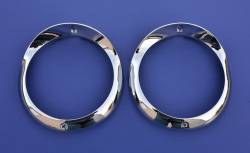 GM - 1955 Chevy Chrome Headlight Bezels Pair