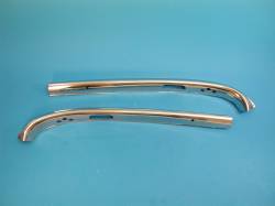 1955-57 Chevy Convertible Upper Inner Windshield Stainless Pair