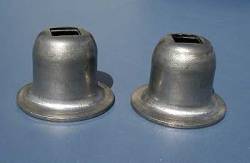 1955 Chevy Rear Bumper End Bell Spacers Pair