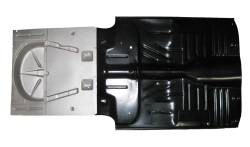1955-57 Chevy 2&4-Door Station Wagon & Nomad Fully Welded Floor With Braces And Complete Cargo Floor