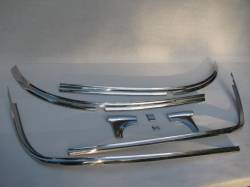 1955-56 Chevy 2-Door Hardtop, 4-Door Hardtop & Nomad Restored Windshield Stainless Set - 8-Pieces