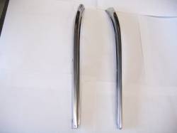 1955-57 Chevy Bel Air 2-Door Hardtop & Nomad Restored Upper Windshield Pillars Pair