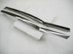 1955-57 Chevy Bel Air 2-Door Hardtop Restored Quarter Window Beltline Stainless Pair