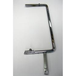 GM - 1955-57 Hardtop & Nomad Left Chrome Vent Window Frame With Latch