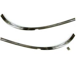 1957 Chevy Outer Lower Windshield Stainless (3-Pieces)