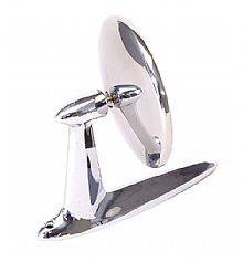 GM - 1955-57 Chevy Chrome Outside Door Mirror With Wide Angle Glass