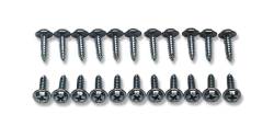 1955-57 Chevy 2-Door Hardtop Door Flipper & Upper Quarter Channel Stainless Steel Trim Screws