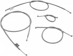 GM - 1957 Chevy Deluxe Heater Control Cables Set Of 4