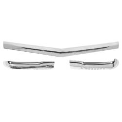 GM - 1956 Chevy Chrome Hoodbar And Extensions Set