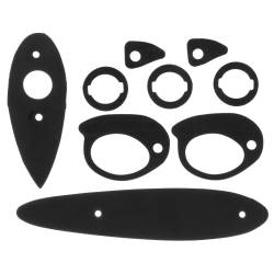 1955-57 Chevy Door Handle, Door Lock, Trunk Lock , Antenna & Mirror Gasket Set