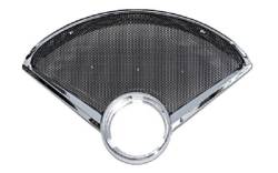 GM - 1955-56  Chrome Clock Speaker Bezel With Speaker Grille