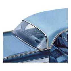 1956-57 Chevy 4-Door Hardtop Sport Sedan Green Tint Back Glass