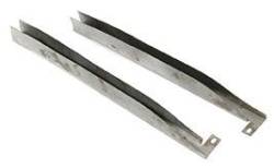 1955-57 Chevy 2-Door Sedan Quarter Window Channel Forward Guides Pair