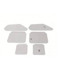 1955-57 Chevy 2-Door Hardtop Inner Body Access Panel Covers Set Of 6