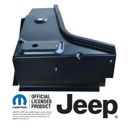 87-95 JEEP YJ WRANGLER TOE BOARD/FRONT BODY SUPPORT PANEL, RH