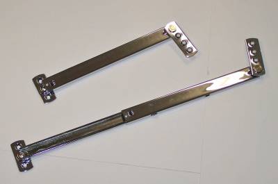 GM - 1955-57 Chevy Station Wagon Chrome Liftgate Supports Pair