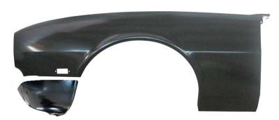 1968 Camaro RS Left Front Fender W/Extension By AMD