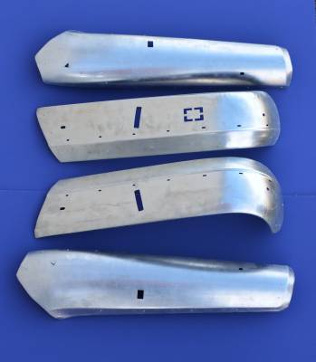 1955-56 Chevy 2-Door Bench Seat Seat Shell Set Of 4