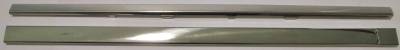 1955-57 Chevy Hardtop/Convertible Nomad Left Vertical Vent Window Channel Stainless Trim Set