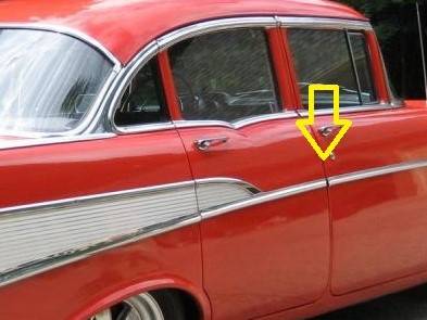 1957 Chevy 210 Bel Air 4 Door Sedan Station Wagon Center