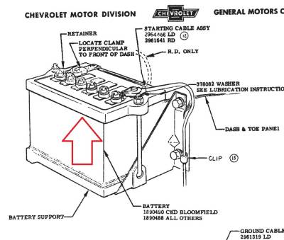 1955-56 Chevy Battery Hold Down Kit