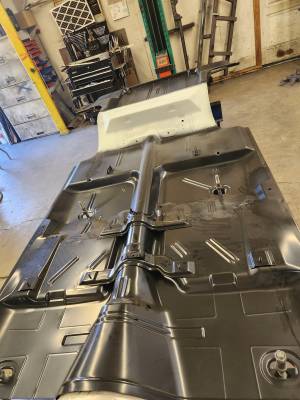 1962-67 Chevy II Complete Floor, Trunk Floor & Frame Rail Assembly