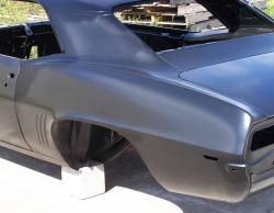 1969 Camaro Coupe Complete With Heater Delete Firewall, Top Skin, Drip Rails, Quarter Panels, Doors & Deck Lid - Image 4
