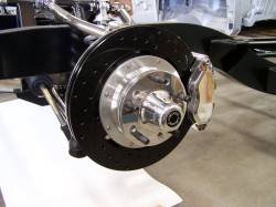 1955-57 Chevy 4-Piston 12" Wilwood Front Disc Brakes Installed For Precision Hot Rod & IFRS Chassis
