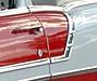 1956 Chevy Bel Air 2-Door Sedan Restored Upper Paint Dividers Pair - Image 2