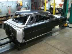 1966-67 Chevy II Body Shell Mini-Tubbed Column Shift Bench Seat With Quarter Panels, Top Skin, Doors & Deck Lid - Image 3