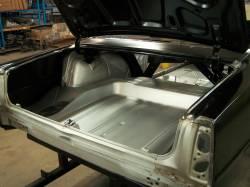 1966-67 Chevy II Body Shell Standard Shift Bucket Seats With Quarter Panels & Top Skin - Image 7