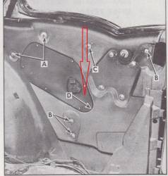 1955-57 Chevy 2-Door Hardtop Left  Long Quarter Window Track - Image 2