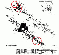1955-57 Chevy Steering Column Overhaul Kit - Image 2