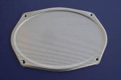 1955-57 Chevy Chrome Rear Deck Speaker Grille - Image 1