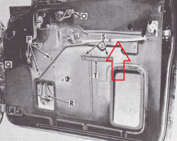 1955-57 Chevy 2-Door Sedan, Station Wagon & Nomad Inner Door Release Rods Pair - Image 2