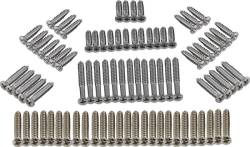 1955-57 Chevy 2-Door Wagon Interior Garnish Molding Trim Screw Set