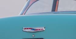 1956 Chevy 6-Cylinder Trunk Emblem Assembly - Image 2