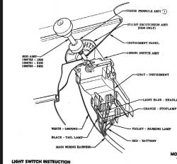 1955-56 Chevy Headlight Switch - Image 6