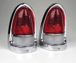 1955 Chevy Complete Taillight Assemblies Pair - Image 1