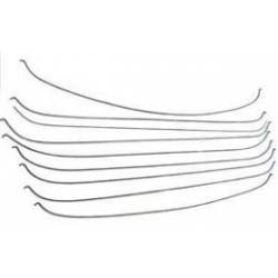 1955-57 Chevy 2 Or 4-Door Station Wagon Headliner Bows Set Of 9