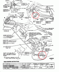 GM - 1956 Chevy Rear Bumper Bracket To Quarter Panel Braces - Image 2