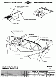 1955-56 Chevy Hood Anti-Squeak Gasket Set - Image 2