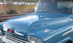1958-59 Chevy & GMC Truck Hood - Image 2