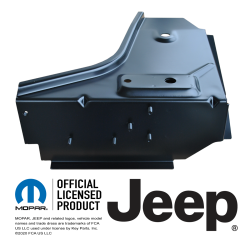 1987-95 JEEP YJ WRANGLER TOE BOARD/FRONT BODY SUPPORT PANEL, LH - Image 1